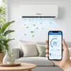 Climatiseur split mural R32 A+++ 9000BTU 50 Hz avec onduleur WiFi pour refroidissement et chauffage